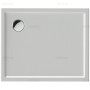 Receveur de douche rectangulaire Duravit Starck Slimline 90 x 75 cm avec revêtement antidérapant