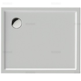 Receveur de douche rectangulaire Duravit Starck Slimline 90 x 75 cm avec revêtement antidérapant