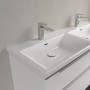 Villeroy & Boch Subway 3.0 Schrank-Doppelwaschtisch 130 cm, mit 2 Hahnlöchern, mit Überlauf - Detailansicht