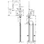 hansgrohe Talis M54 Miscelatore monocomando per cucina 210, doccetta estraibile, 2 getti, sBox