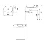LAUFEN The New Classic Vasque 55 x 38 cm, sans trop-plein