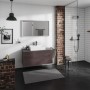 hansgrohe Xevolos E Vasque à poser brossée 60 x 48 cm avec trou de robinet sans trop-plein - vue technique