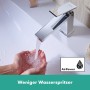 Robinet de lavabo hansgrohe Tecturis E Standventil 80 économiseur d'eau+ avec poignée à levier - photo produit