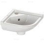 Lavabo d'angle Duravit Starck 3, 43 cm avec 1 trou pour robinet