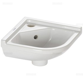 Lavabo d'angle Duravit Starck 3, 43 cm avec 1 trou pour robinet