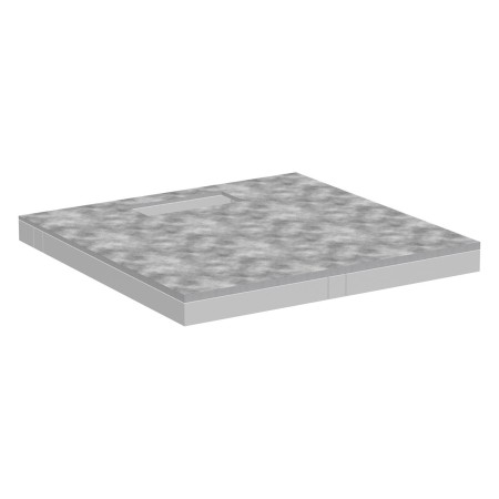 hansgrohe RainDrain Board elemento doccia piastrellabile 1000/1000 con kit di installazione