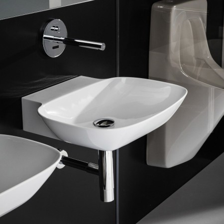Lavabo encastrable LAUFEN INO 56 x 45 cm, sans trou de robinet, sans trop-plein