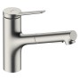 Rubinetto monocomando per cucina hansgrohe Zesis M33 150 con doccetta estraibile