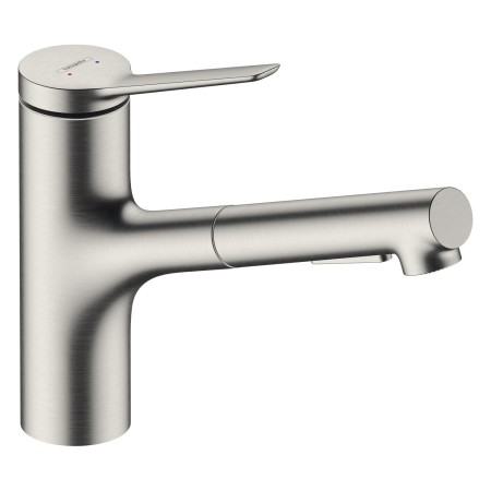 Rubinetto monocomando per cucina hansgrohe Zesis M33 150 con doccetta estraibile