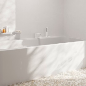 hansgrohe Tecturis E Mitigeur de baignoire à 3 trous sur plage avec boîte à flexible (sBox)
