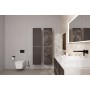 Lavabo surélevé hansgrohe Xevolos E 50 x 48 cm sans trou de robinet ni trop-plein - vue technique
