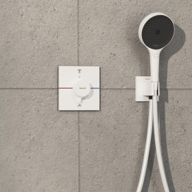 Thermostat encastré hansgrohe ShowerSelect Comfort E pour 2 consommateurs avec combinaison de sécurité intégrée
