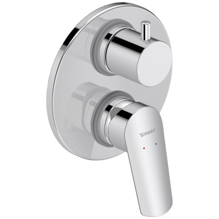 Duravit No. 1 Einhebel-Wannenmischer Unterputz mit Grundkörper