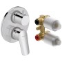 Duravit No. 1 Einhebel-Wannenmischer Unterputz mit Grundkörper - Detailansicht