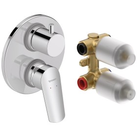 Mitigeur de baignoire encastré Duravit No. 1 avec corps de base