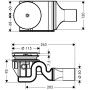 hansgrohe Raindrain 90 XXL Komplettset - Detailansicht