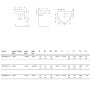 Vasque Geberit Renova 70 x 52 cm sans trou de robinet avec trop-plein - photo produit