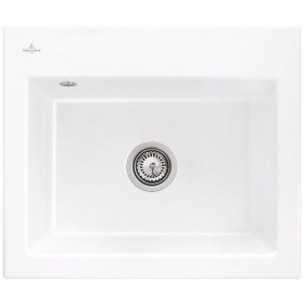 Villeroy & Boch Subway 60 S Einbauspüle, Ablaufgarnitur mit Handbetätigung