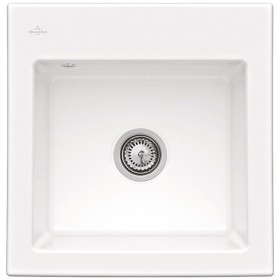 Villeroy & Boch Subway 50 S Einbauspüle, Ablaufgarnitur mit Handbetätigung