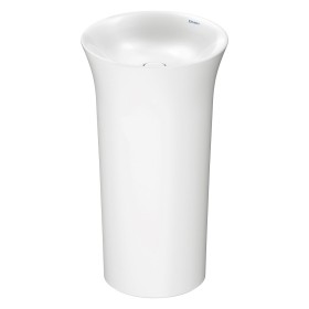 Lavabo sur pied Duravit White Tulip, pour fixation au sol