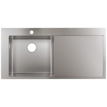 Lavello incasso hansgrohe S716-F450 450 con gocciolatoio a destra