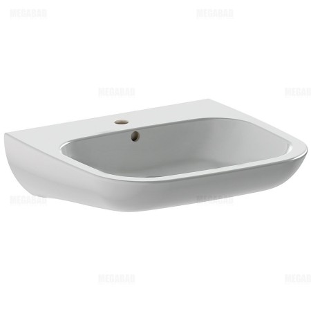 Lavabo Duravit D-Code Vital 60 cm, avec trop-plein