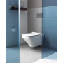 Duravit DuraStyle WC a parete, scarico a fondo - vista tecnica