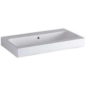 Lavabo Geberit iCon 75 cm sans trou de robinet