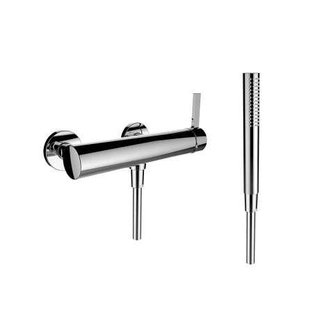 LAUFEN Kartell Einhand-Duschemischer mit Handbrause