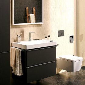 Robinet de lavabo hansgrohe Tecturis E 2 trous 150 CoolStart économiseur d'eau avec bonde