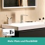 Robinet de lavabo hansgrohe Tecturis E 2 trous 150 CoolStart économiseur d'eau avec bonde - vue technique