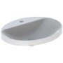 Lavabo encastrable Geberit VariForm 60 x 45 cm, ovale, avec plage de robinetterie