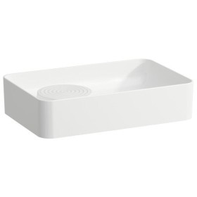 Vasque à poser LAUFEN Val 55 x 36 cm sans trou de robinet, avec trop-plein