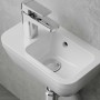 VitrA Integra Waschtisch Compact 37 cm, mit Überlaufloch, mit Hahnloch - Detailansicht