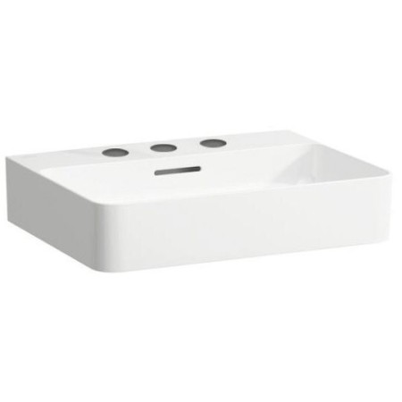 Lavabo LAUFEN Val, encastrable 55 x 42 cm avec 3 trous de robinet, avec trop-plein