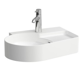 Vasque à poser LAUFEN Val 53 x 40 cm, avec 1 trou de robinet, avec trop-plein