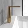 Villeroy & Boch Conum Einhebel-Waschtischarmatur mit Push-Open-Ablaufgarnitur - technische Ansicht
