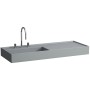 Vasque LAUFEN Kartell 120 x 46 cm, avec tablette à droite, avec 3 trous de robinet