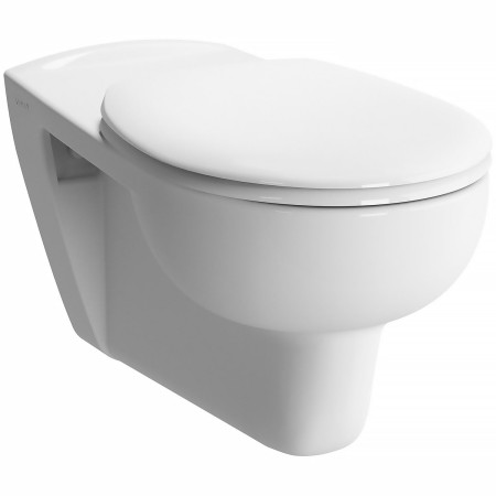VitrA Conforma WC sospeso VitrA Flush 2.0, scarico a pavimento senza bordo