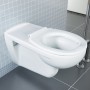 VitrA Conforma WC sospeso VitrA Flush 2.0, scarico a pavimento senza bordo - vista dettagliata