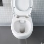 VitrA Conforma WC sospeso VitrA Flush 2.0, scarico a pavimento senza bordo - vista tecnica