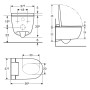 Sistema di toilette completo Geberit AquaClean Alba WC sospeso
