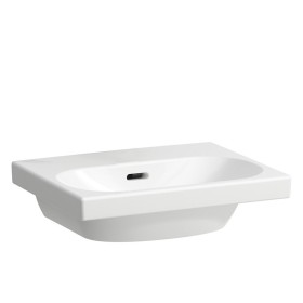 Évier de salle de bain LAUFEN LUA 45 x 35 cm sans trou de robinet, avec trop-plein