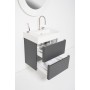 LAUFEN Kartell Einhand-2-Loch-Waschtischarmatur ohne Ablaufventil - technische Ansicht