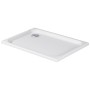 Receveur de douche rectangulaire Duravit D-Code 110 x 75 cm - vue détaillée