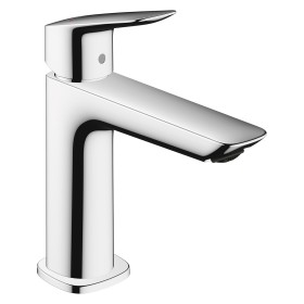 Robinet de lavabo monocommande hansgrohe Logis 110 Fine avec bonde à ouverture par pression