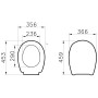 VitrA Universal WC-Sitz ohne Absenkautomatik - Detailansicht