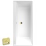 Baignoire rectangulaire Villeroy & Boch Collaro Duo 160 x 75 cm - vue détaillée