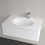 Villeroy & Boch Antao Schrankwaschtisch 80 x 50 cm, ohne Überlauf, mit 1 Hahnloch - Produktansicht