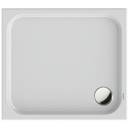 Bac à douche rectangulaire Duravit D-Code 90 x 80 cm avec revêtement antidérapant